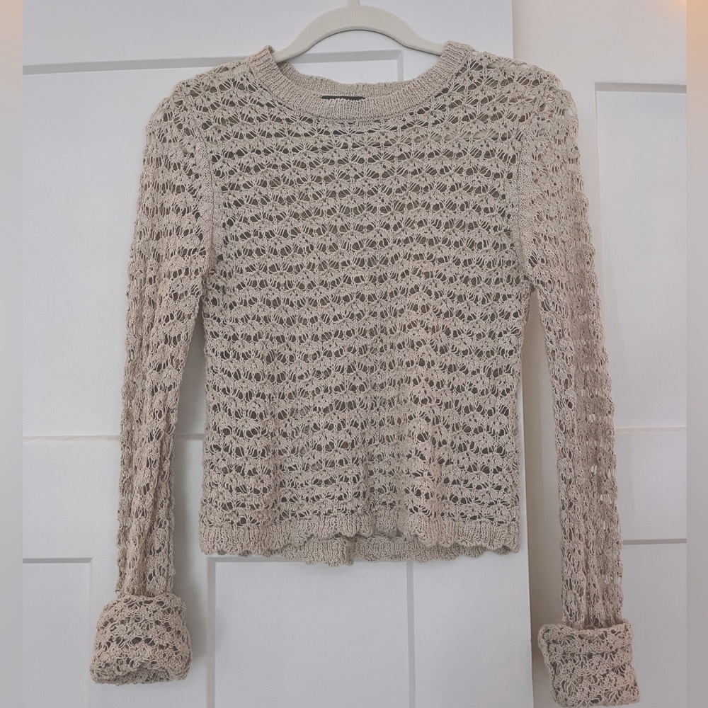 forever 21 crochet sweater